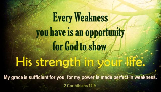 God's strength